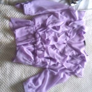 Purple Suzy shire blouse. Been worn once .